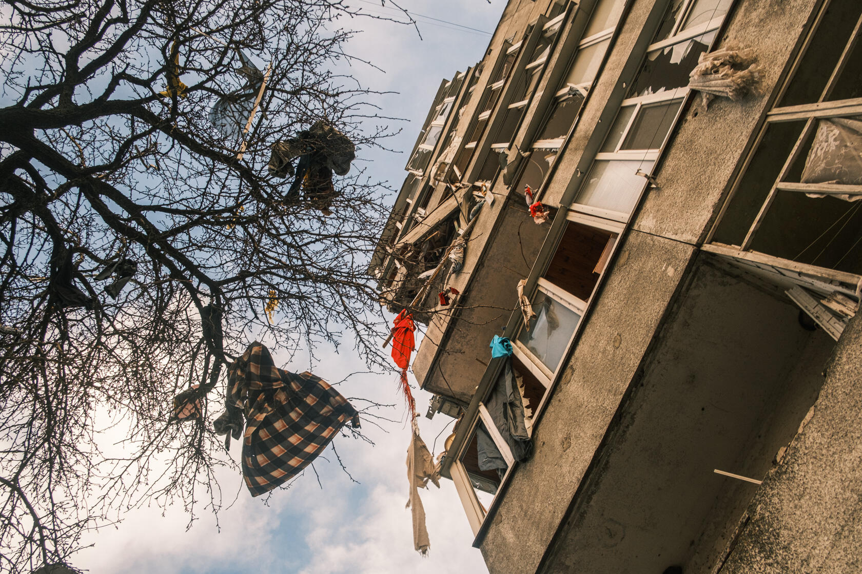 Фотоистория: Бородянка после оккупации